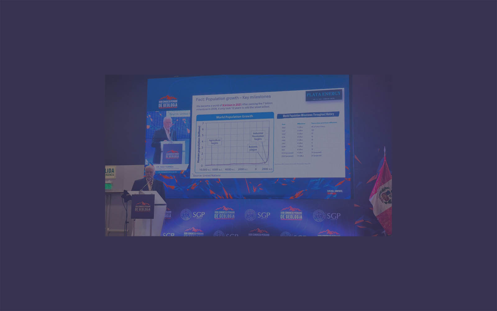 Plata Energy at the XXIII Peruvian Geological Congress